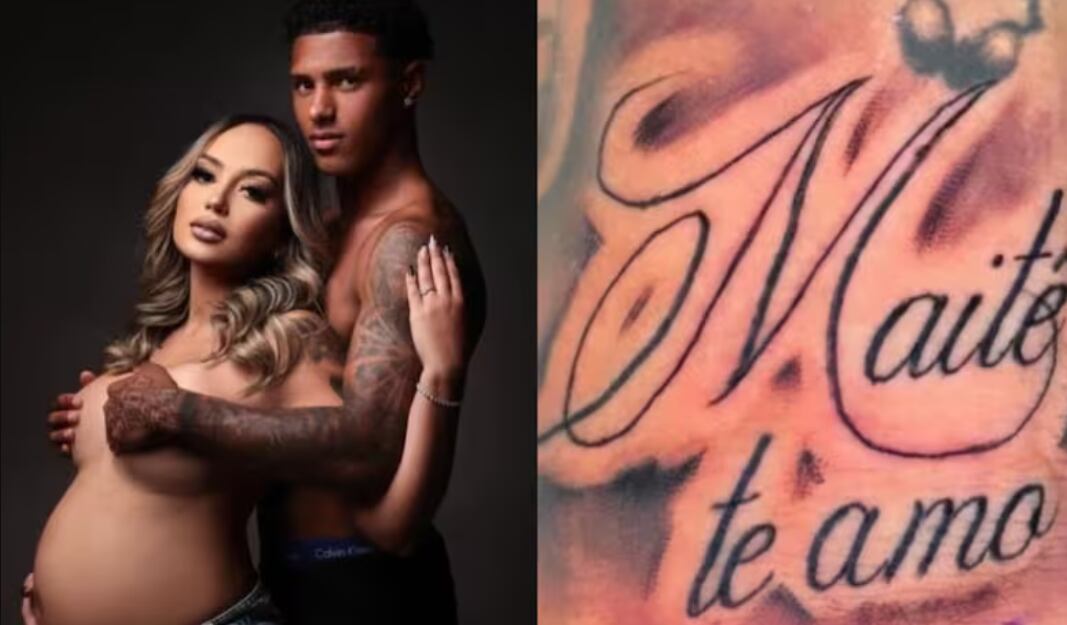 Tobias Vinicius y su expareja. Foto: La Nación, Argentina