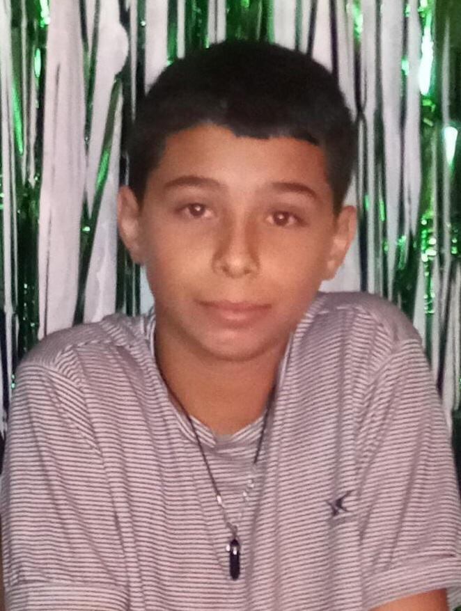 Dominic Rafael Araya Arce está desaparecido.