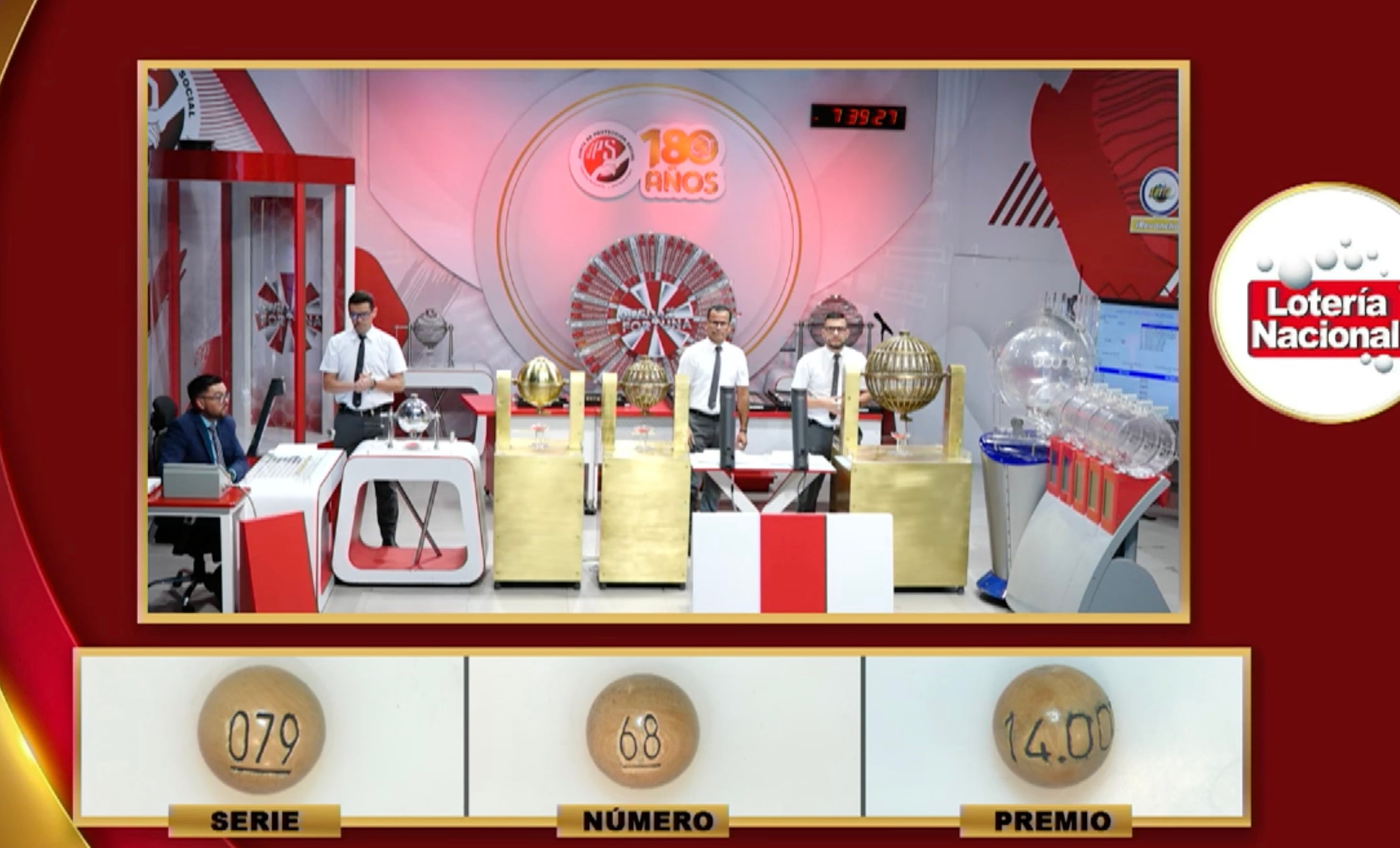 Esta fue la combinación ganadora del tercer premio de la lotereia nacional de la JPS