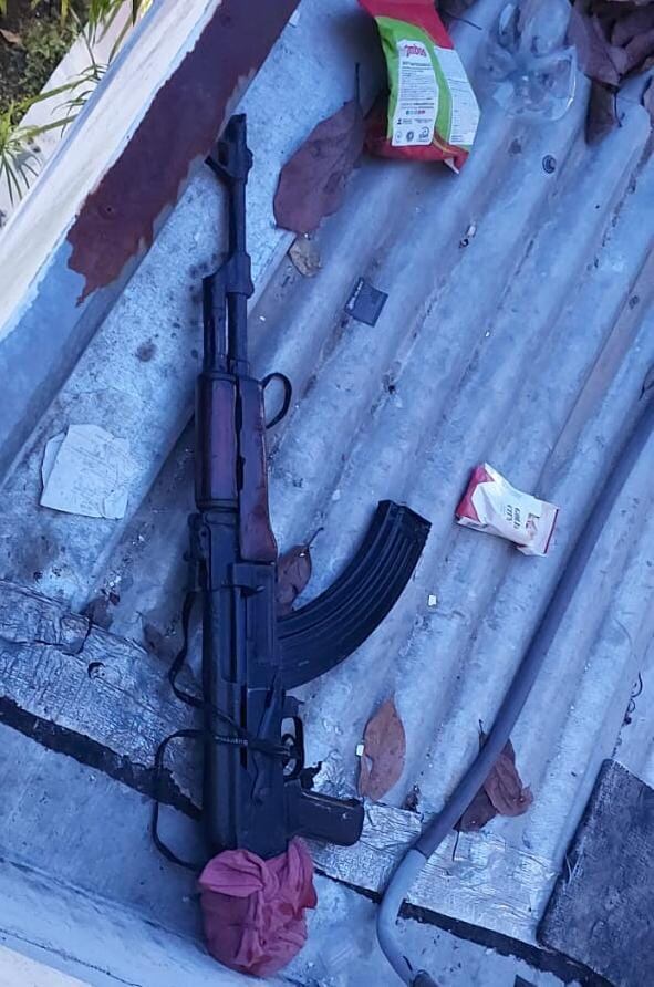 Sospechosos de sicariato recibieron a oficiales con ametralladora