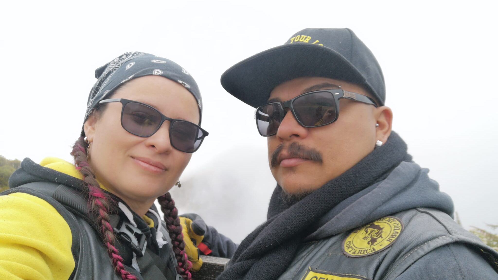 Los esposos Mario Álvarez Naranjo y Melina Bannuet Castro iban para un evento de motociclistas cristianos en David, Panamá cuando sufrieron el fatal accidente de tránsito. Foto: Tomada de FB