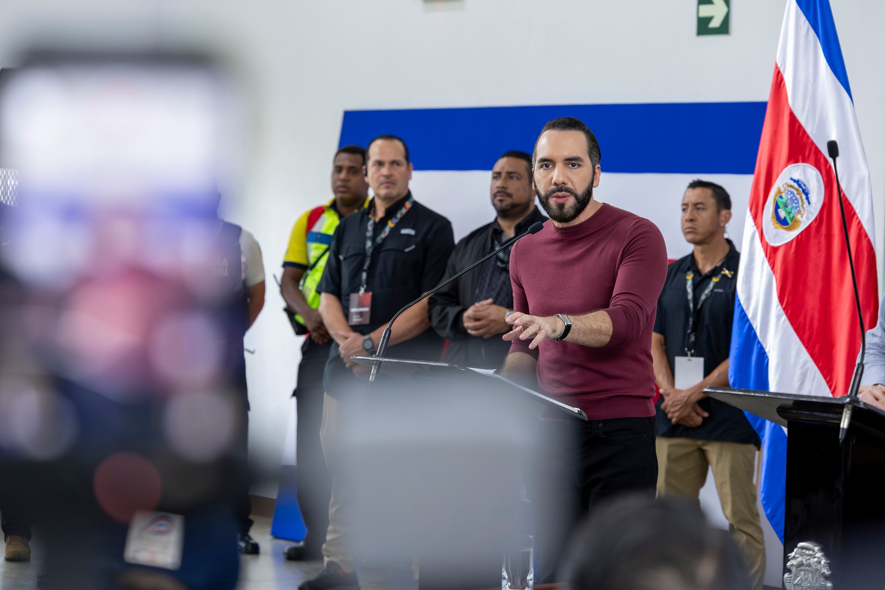 12/11/2024, Alajuela, Cárcel La Reforma, visita de el presidente Rodrigo Chaves junto con el presidente de El Salvador Nayib Bukele.