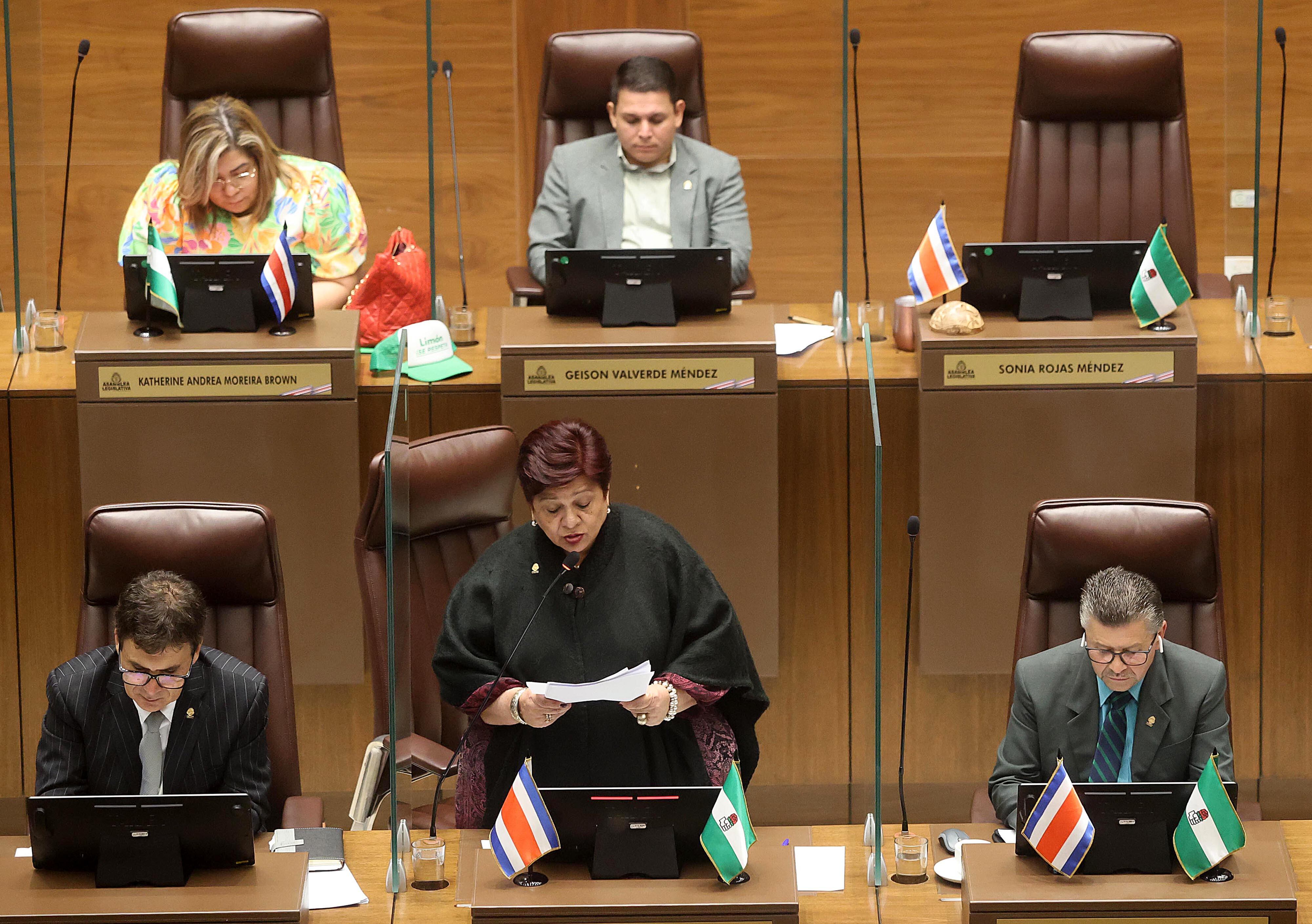 26/02/2023    Asamblea Legislativa. Sesión ordinaria de Pleanario Legislativa. Diputada Dinorah Barquero. Foto: Rafael Pacheco Granados