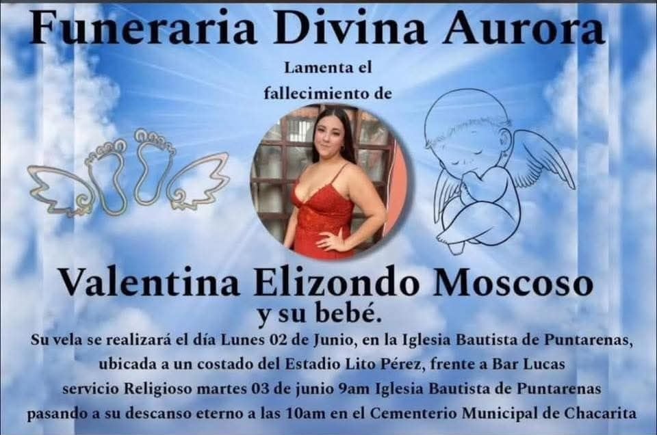 Valentina Elizondo y su bebé serán despedidos este martes