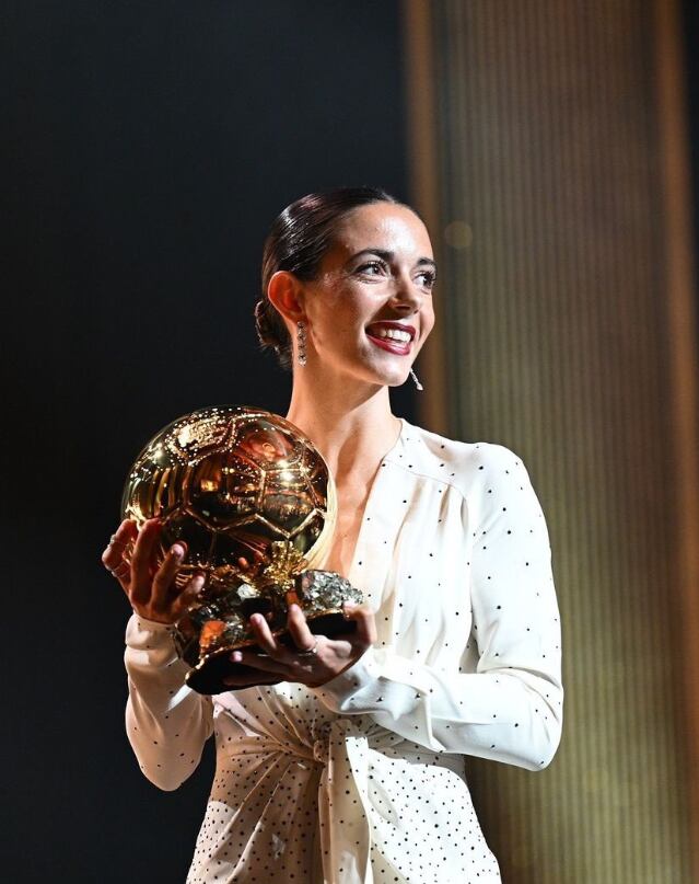 Ganadores del Balón de Oro 2024. X (antiguo Twitter).