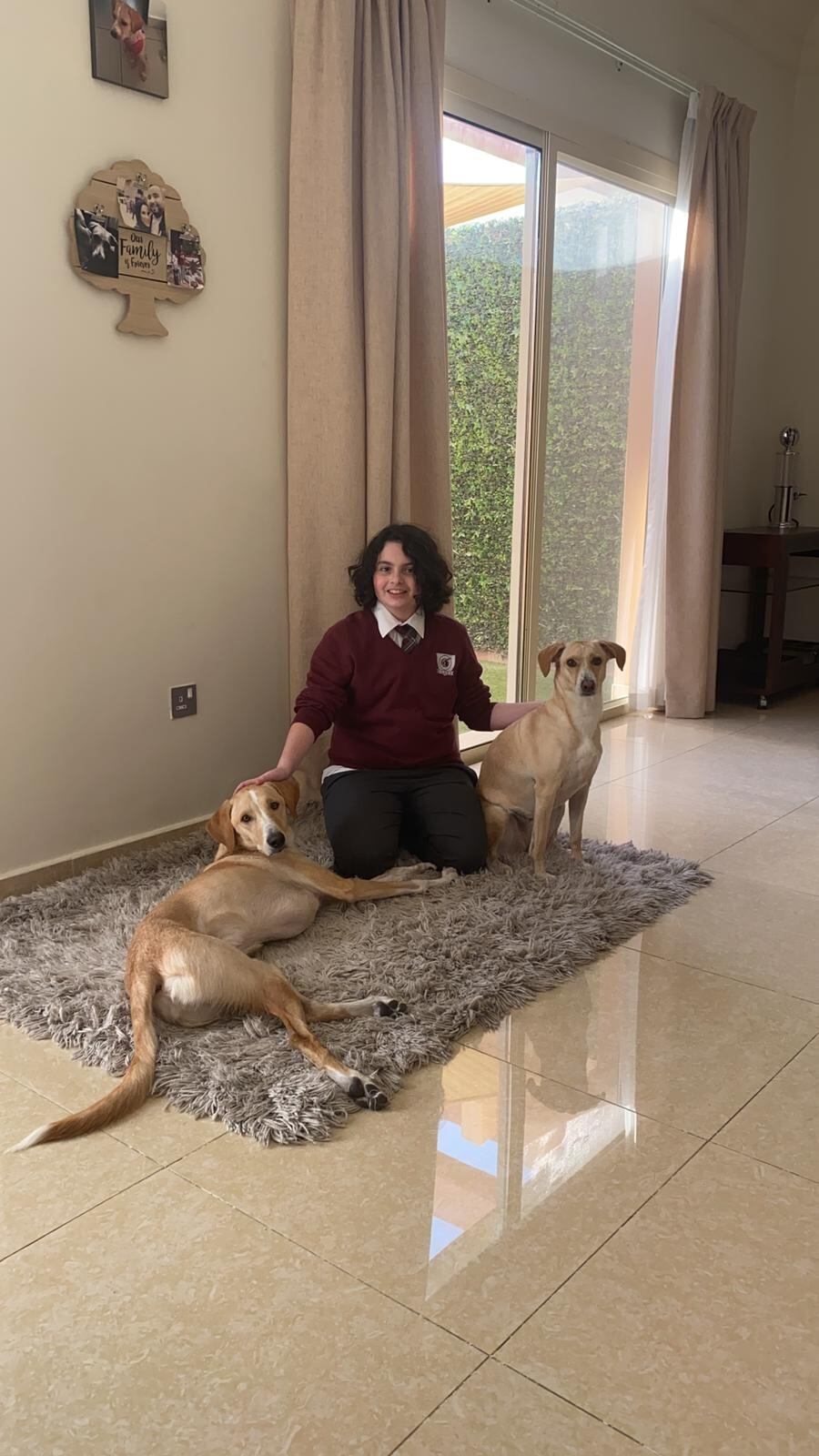 Laura Hernández, tica en Catar. Cortesía.