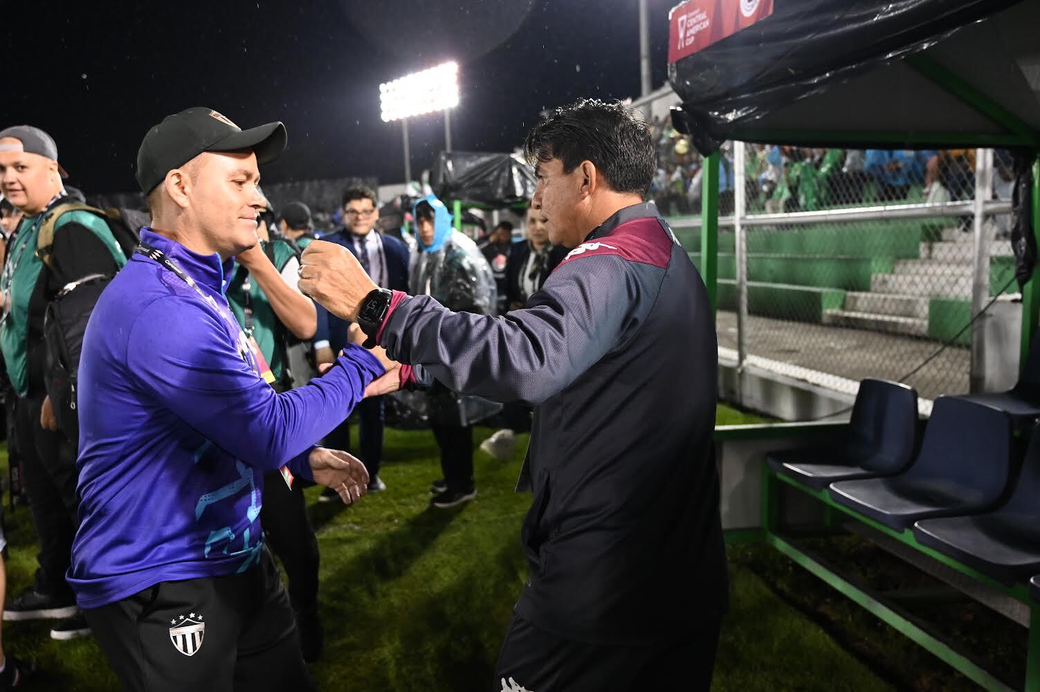 24/09/2024, Guatemala, partido de ida de los octavos de final de la Copa Centroamericana entre el Antigua de Guatemala y el Deportivo Saprissa de Costa Rica.