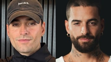 Maluma se quitó la barba y el bigote y Bismarck Méndez lo imitó pero el resultado fue muy diferente