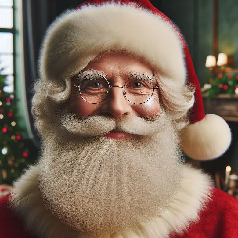 Papa Noel según IA