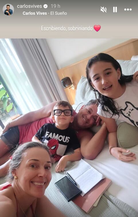 Carlos Vives y su esposa Claudia Elena Vásquez