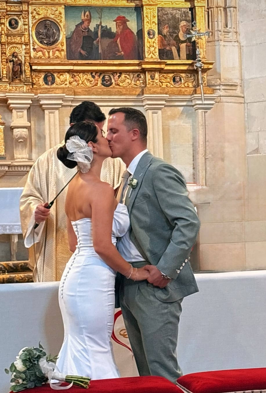 Shirley Álvarez y Daniel Vargas se casaron este viernes por la noche en Toledo, España