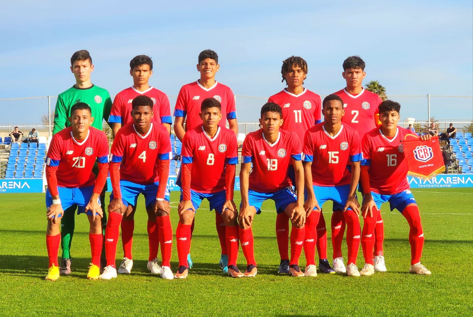 Selección sub17, Costa Rica