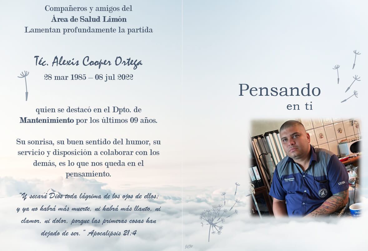 Alexis Cooper Ortega, de 37 años.