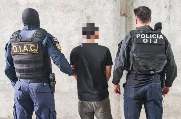 Villaeral fue detenido por el OIJ la mañana de este martes. Foto OIJ.