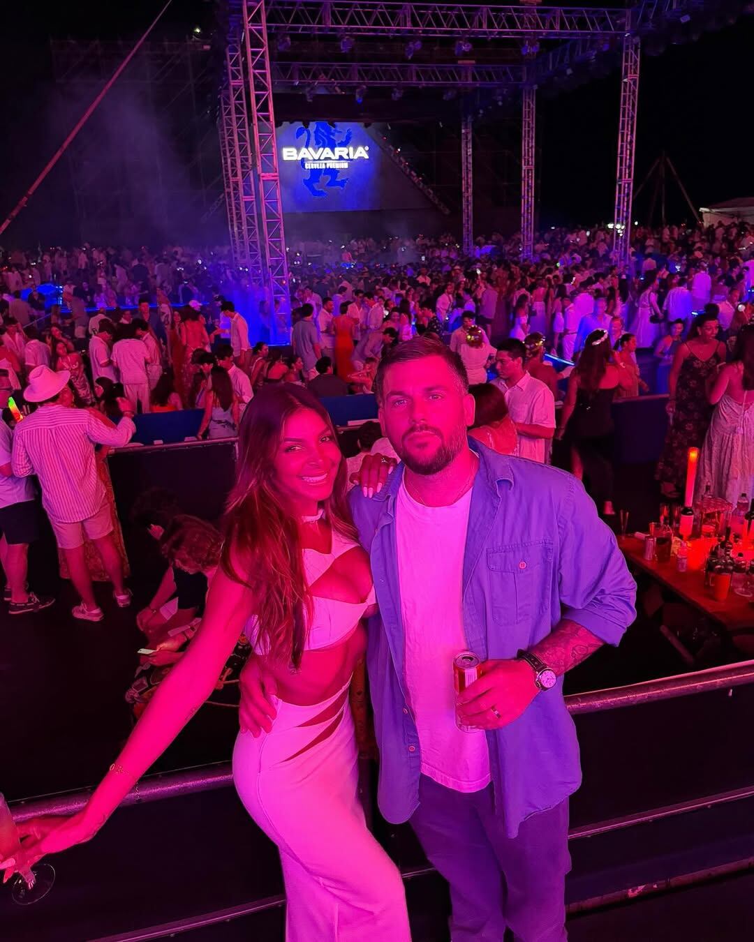 Jalé Berahimi la pasó bomba con su esposo Robert Atkinson