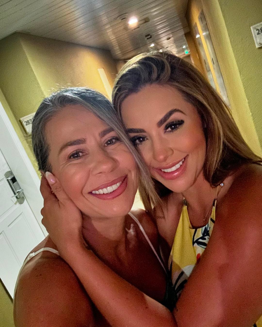 Kattya Granados y su hija Keyla Sánchez.