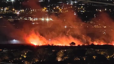 Incendio en parque Lorne Ross dio un giro y el asunto pasó a otro nivel