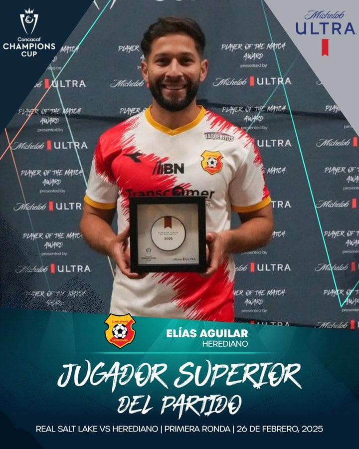 Elías Aguilar, Herediano, Concacaf