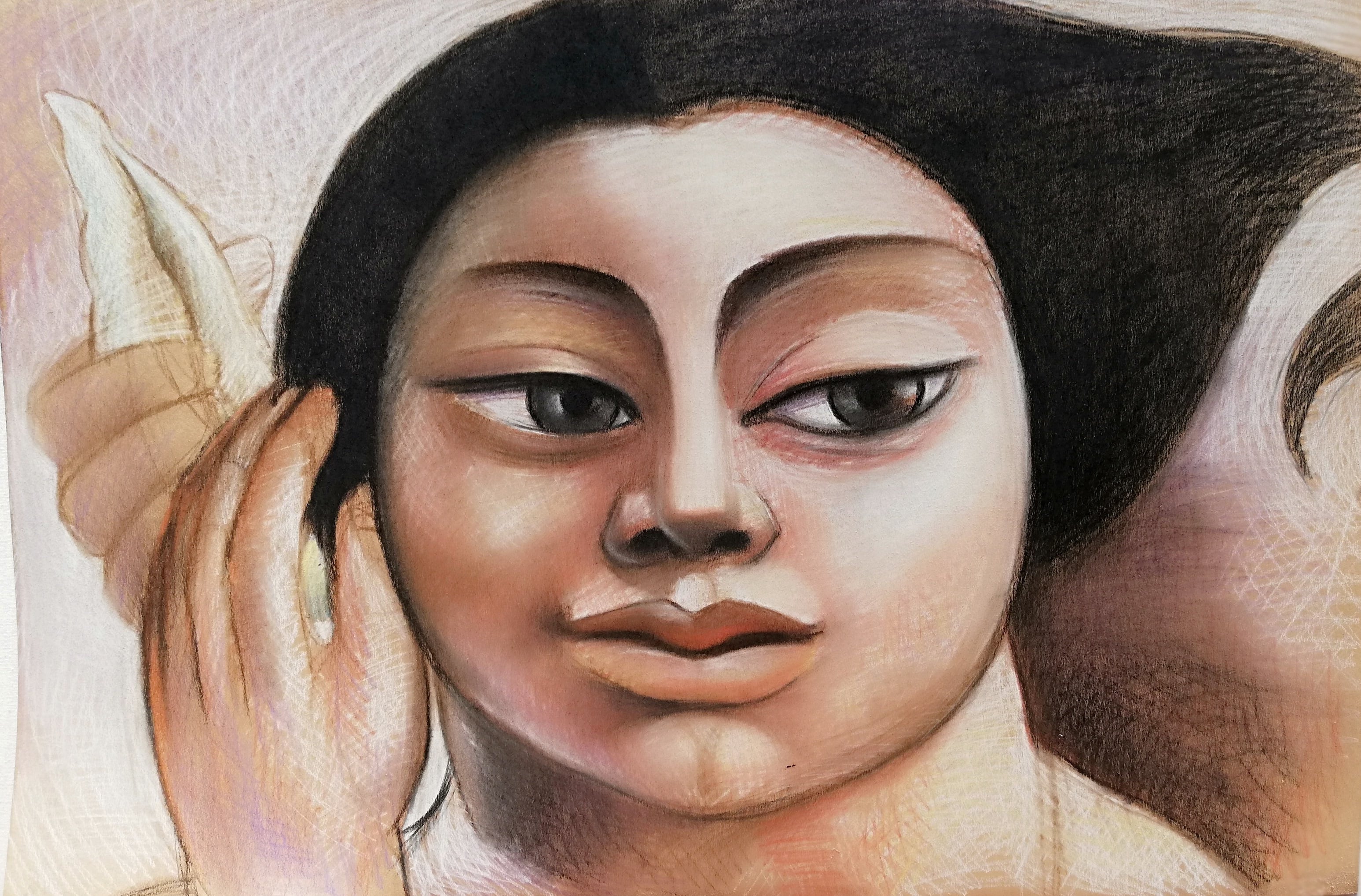 Civilización indígena desaparecida hace siglos contacta a pintor Claudio Medrano para que los retrate