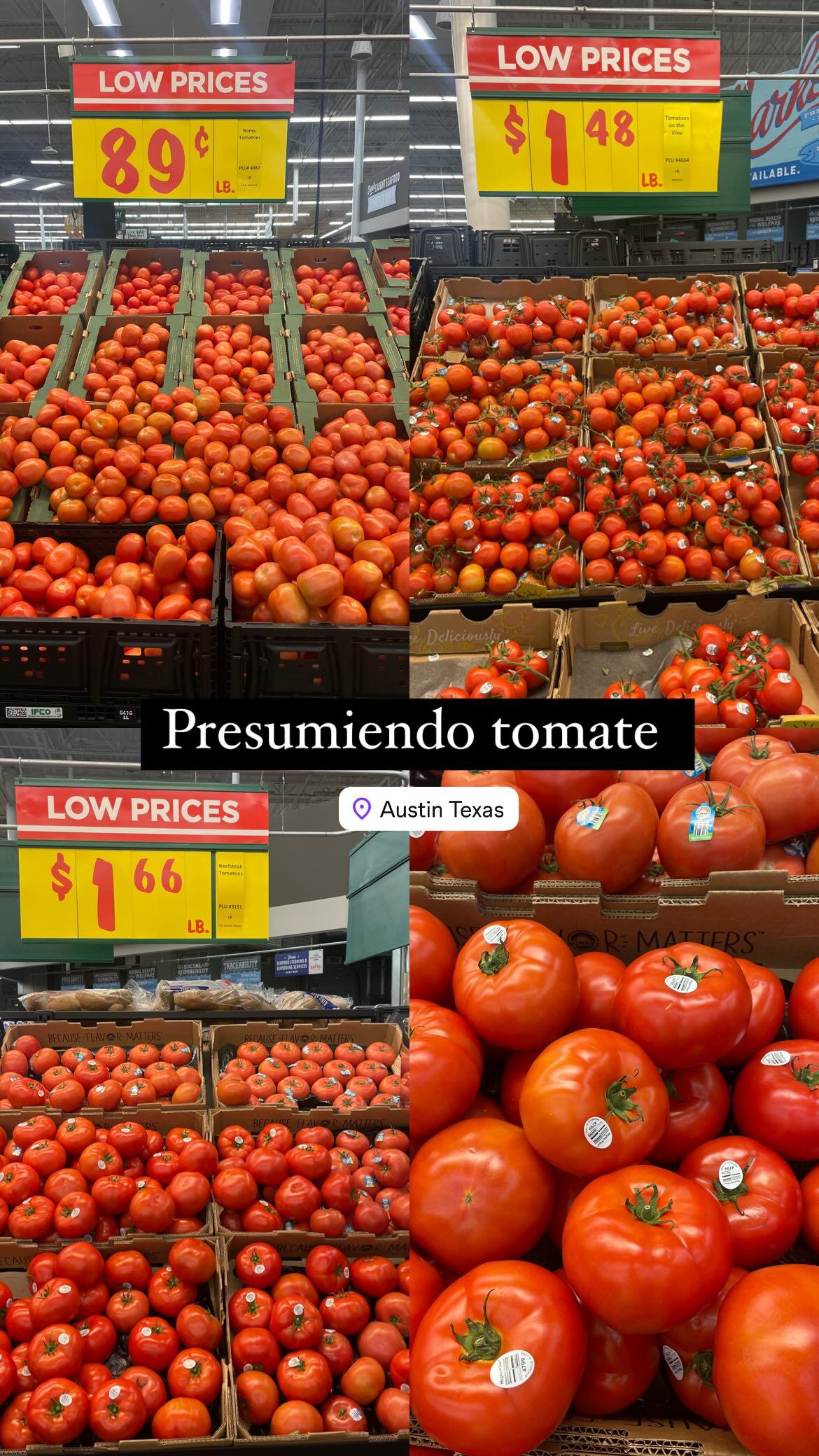 Johanna García se valió del tema del momento en Tiquicia para presumir que mientras en el país muchos han dejado de comer la fruta por el alto precio, en Estados Unidos casi que la están regalando.