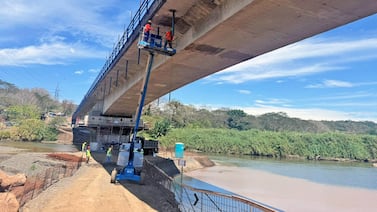 Puente sobre el río Tárcoles reabrirá con paso en ambos carriles a partir de este sábado