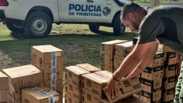 Policía de Fronteras frenó ingreso a Costa Rica de millonario cargamento de contrabando