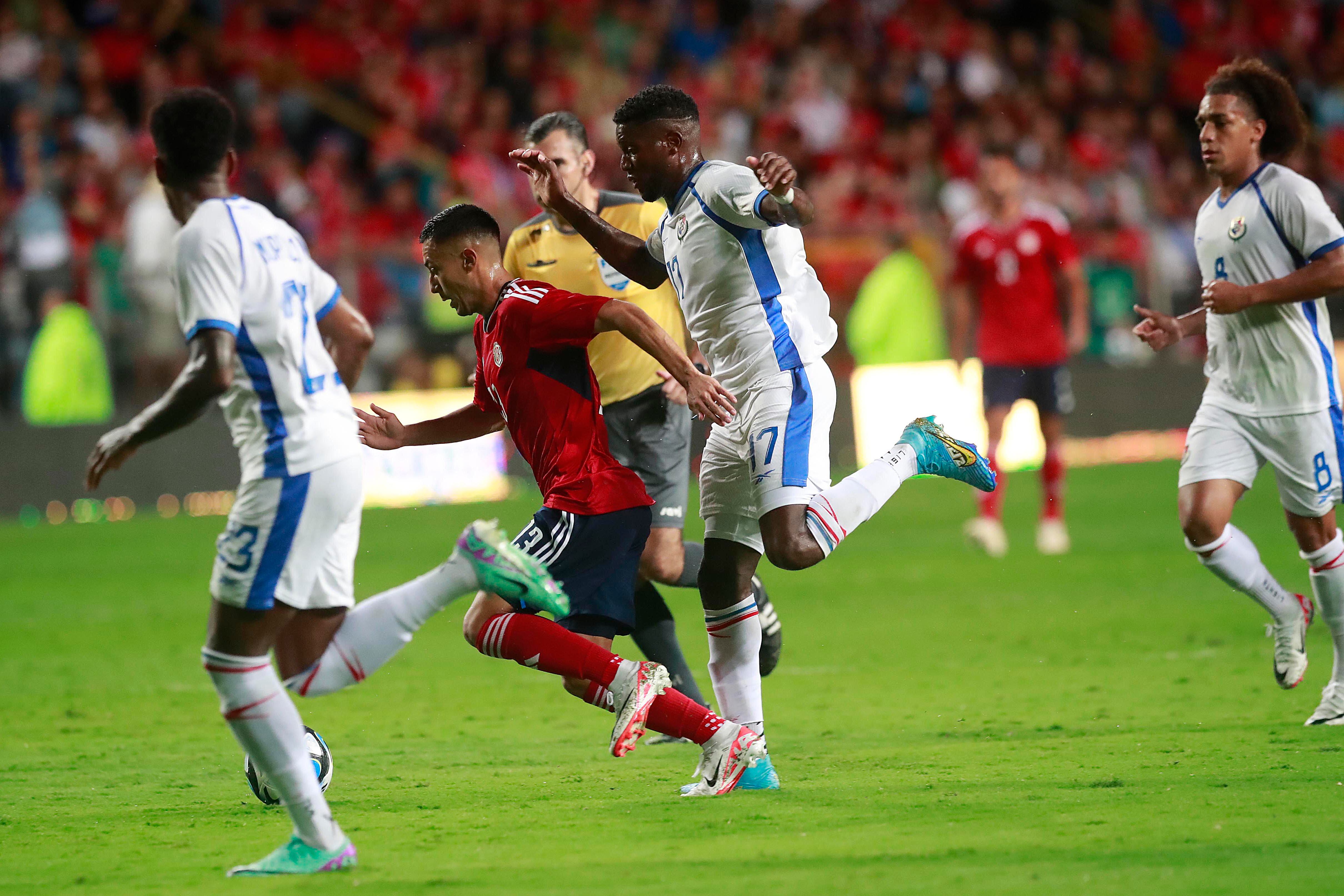 16/11/2023 Estadio Ricardo Saprissa, Tibás. La Selección Nacional de Costa Rica recibió a la Selección de Panamá, en partido de ida por los Cuartos de Final de la Liga de Naciones de Concacaf.