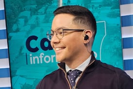 Pablo Campos regresó a Calle 7 Informativo tras su accidente en Brasil, pero moreteado y con un nuevo dolor