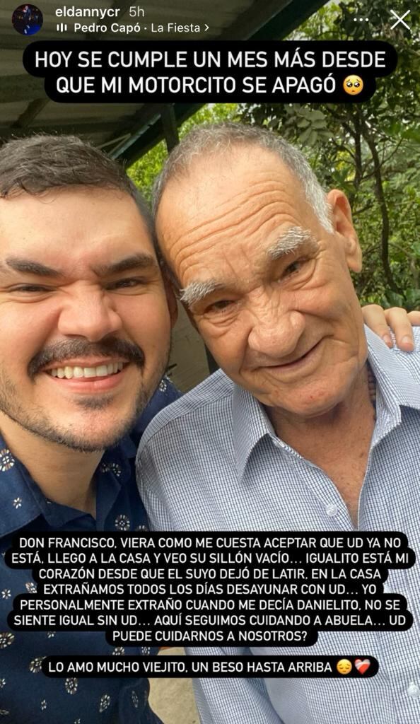 El Danny CR, locutor