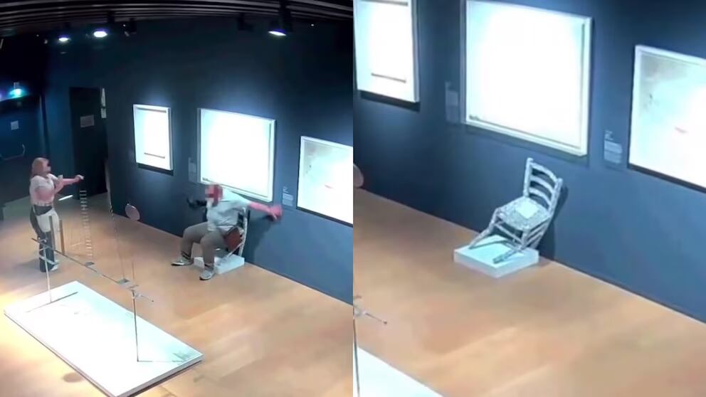 Obra de arte de Nicola Bolla, destruida por turista, Vincent van Gogh