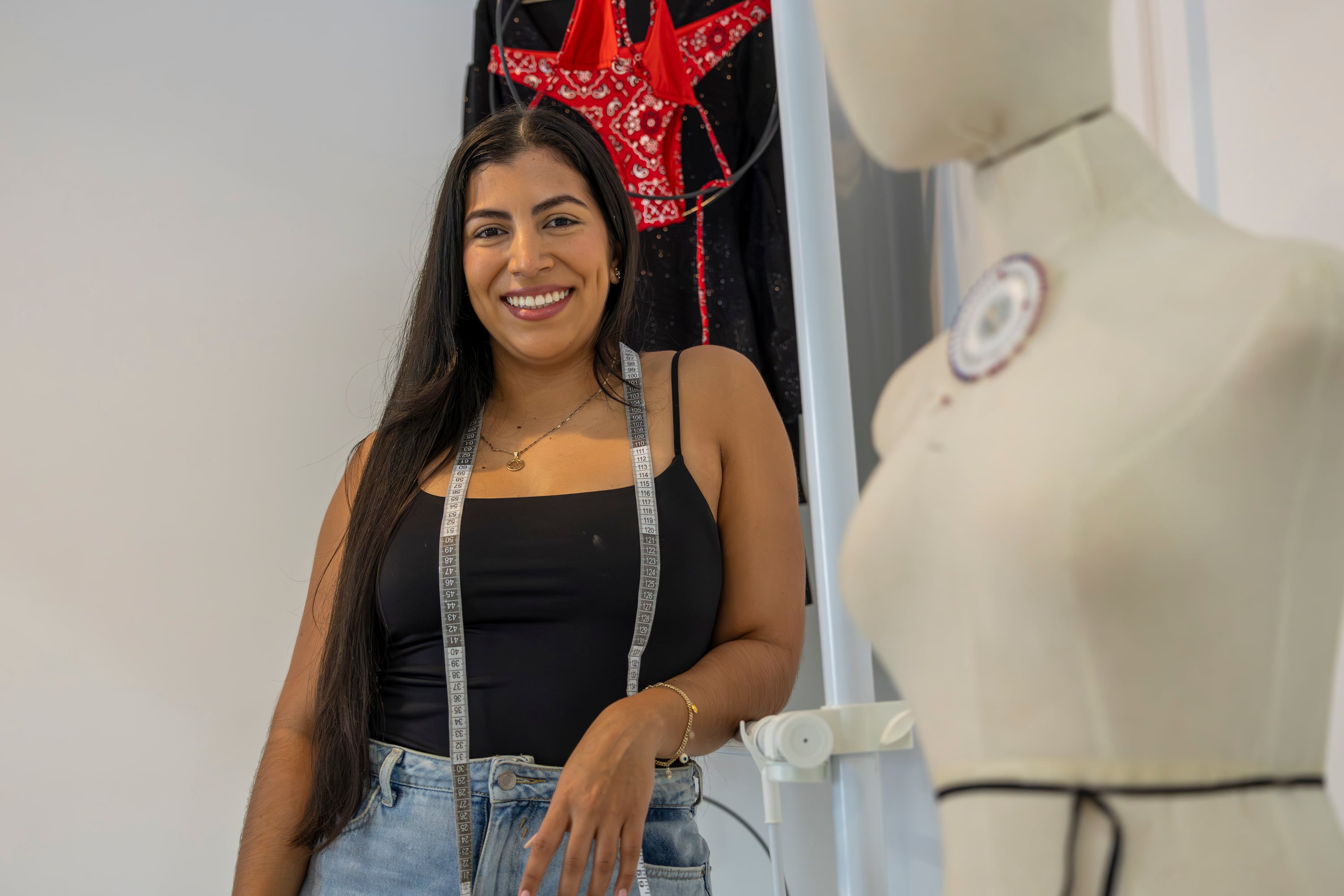 01/04/2025, San José, Escazu, entrevista con Lenda Valle, diseñadora de ropa para Boxeadores, es hermana de Yokasta Valle.