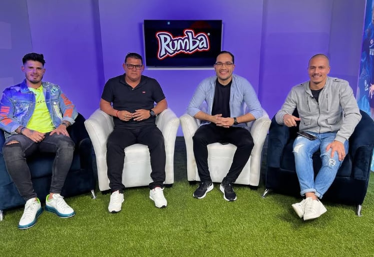Periodista Miguel Calderón, exmiembros de Teletica Deportes.