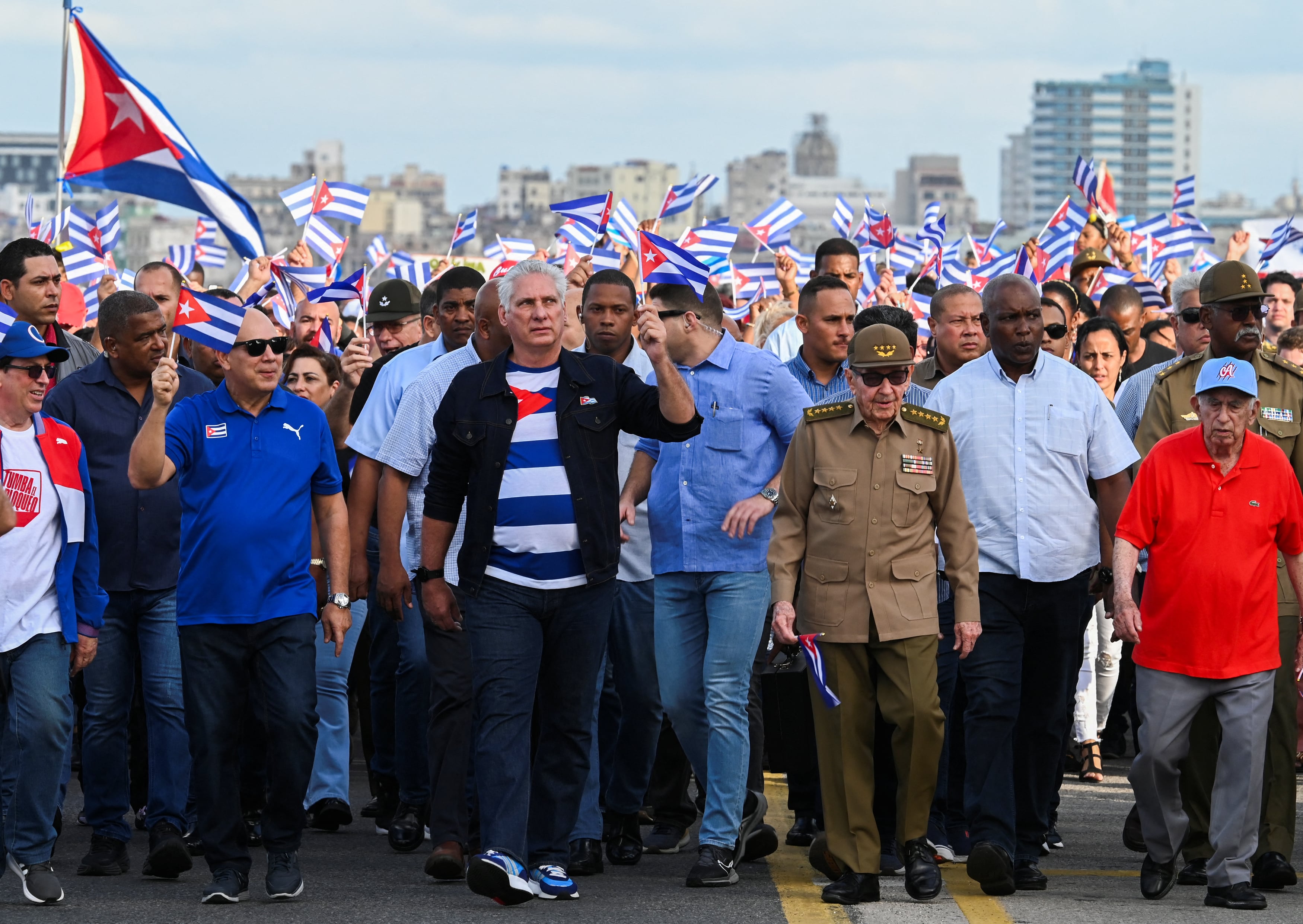 El presidente de Cuba, Miguel Díaz-Canel, denunció la medida de Estados Unidos.