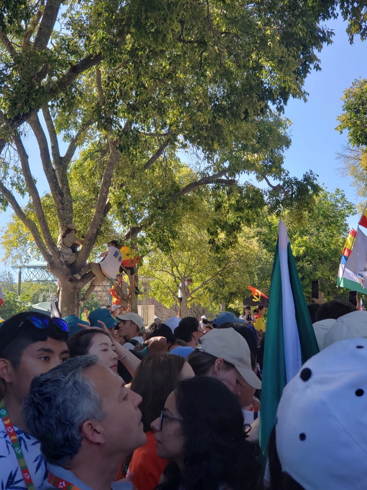 Lucas Araya Alfaro, quien asiste a la parroquia San Isidro Labrador de la diócesis de Ciudad Quesada, estaba demasiado lleno de sentimientos: felicidad, alegría, gozo, fe, amor, tras haber participado en la primera actividad de la Jornada Mundial de la Juventud Portugal 2023 en la que estuvo el papa Francisco.