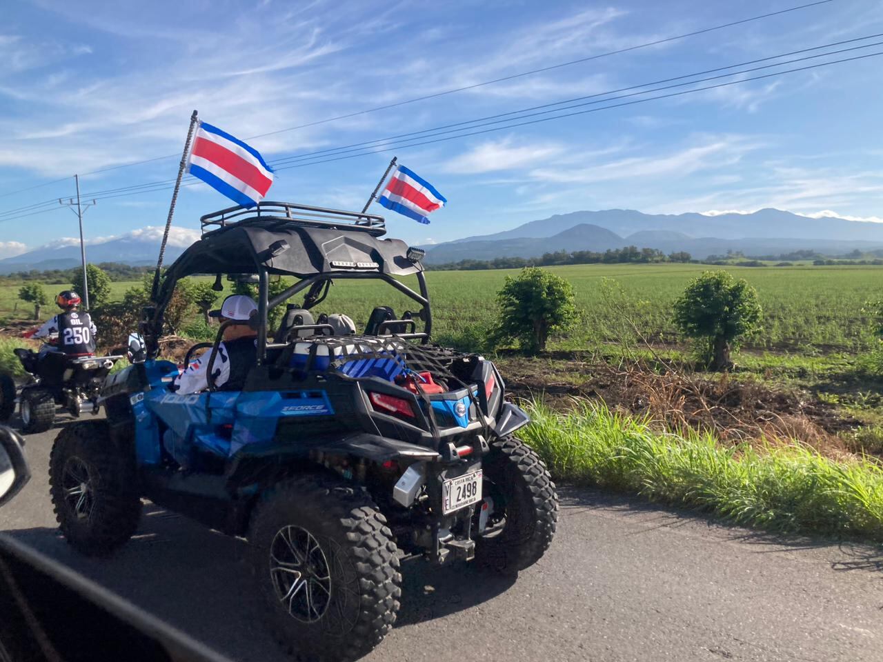 Preparación de la llegada de la antorcha a Peñas Blancas.