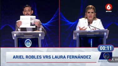 Ariel Robles desarmó a Laura Fernández con una pregunta que la dejó en evidencia y mal parada