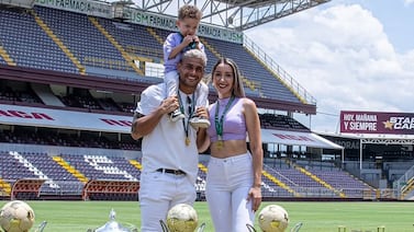 Así fue la boda del portero de Saprissa Kevin Chamorro y la exreina de belleza Ashley Arguedas