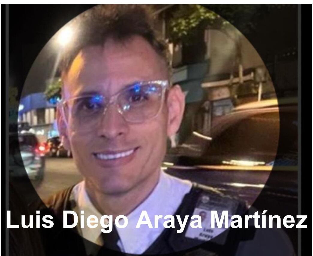 El oficial de tránsito Luis Diego Araya Martínez falleció al ser atropellado mientras atendía un accidente