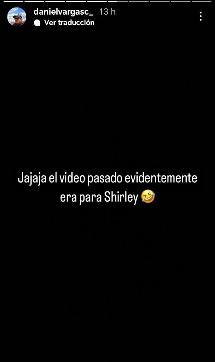 Daniel Vargas aclaró que video no era para sus redes