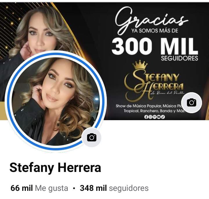Stefany Herrera, cantante, conocida como "La Cumbierita". Cortesía