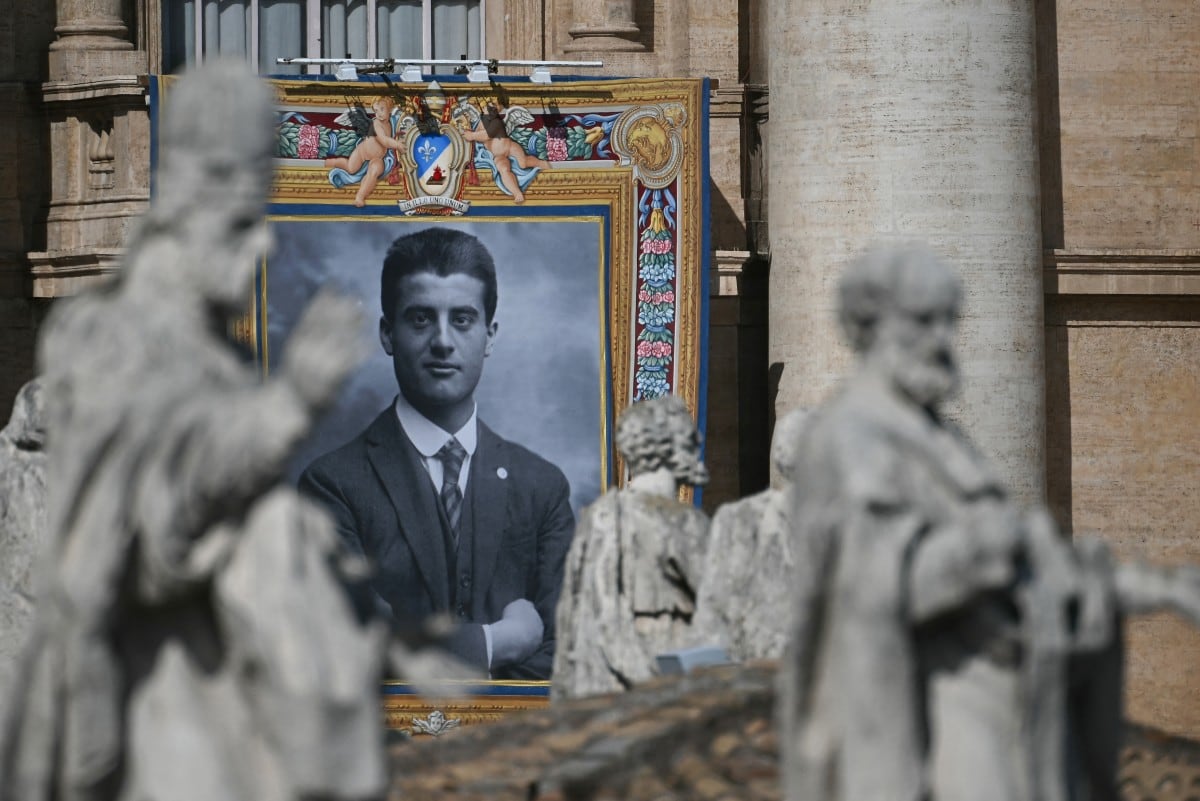 Una foto de Pier Giorgio Frassati, que este domingo fue canonizado junto a Carlo Acutis.