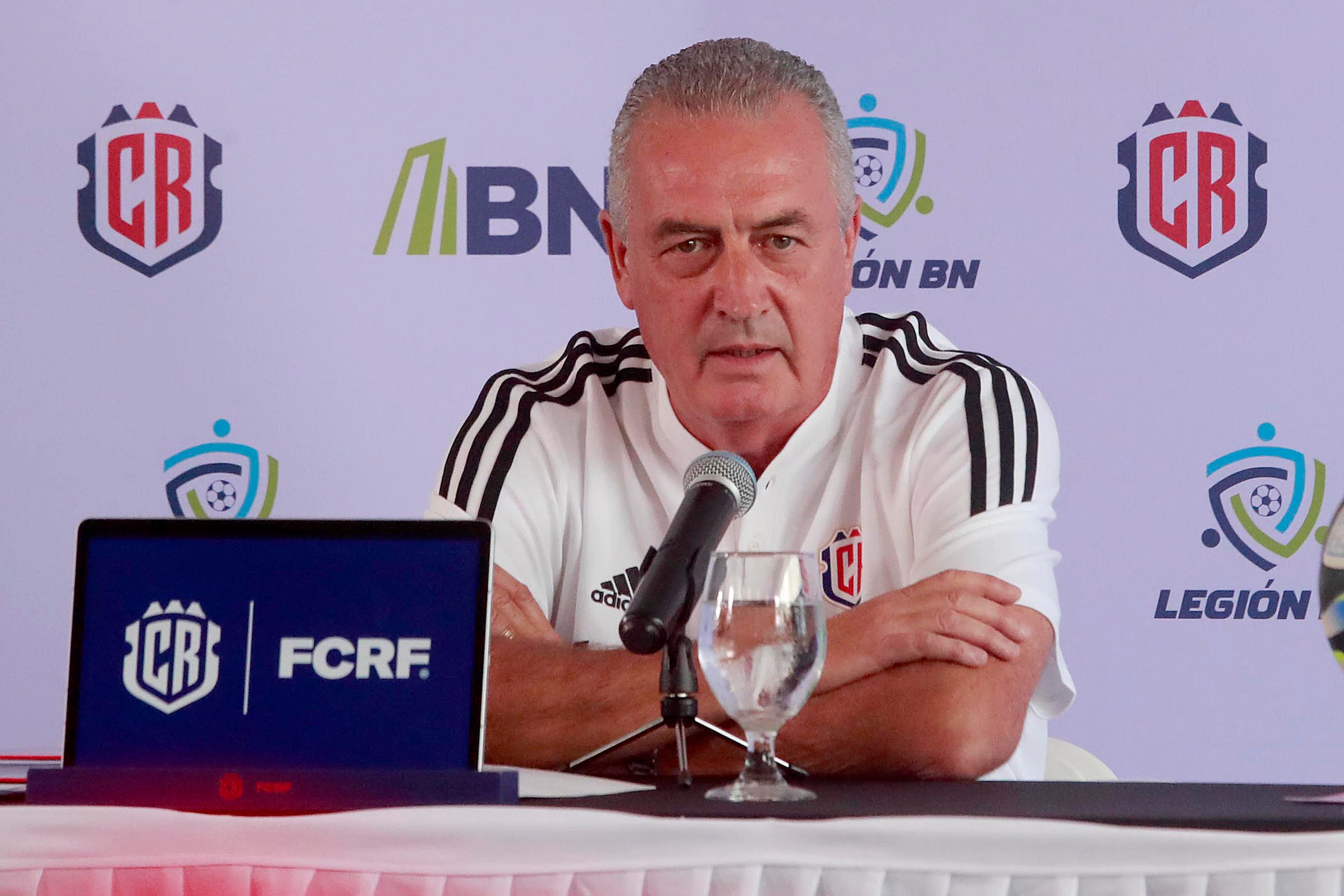 01/02/2024 Estadio Nacional. Conferencia de prensa con el director técnico de la Selección Nacional, Gustavo Alfaro, previo al partido amistoso de la Selección Nacional de Costa Rica ante su similar de El Salvaldor. Foto: Rafael Pacheco Granados.