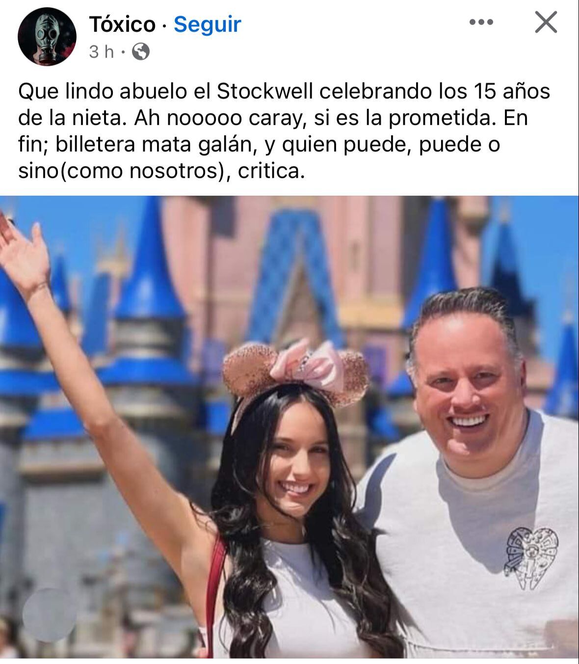 Don Stockwell y su novia