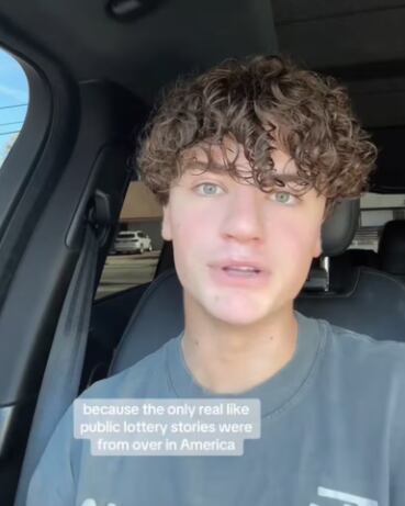 Joven cuenta cómo es ganarse la lotería con 12 años