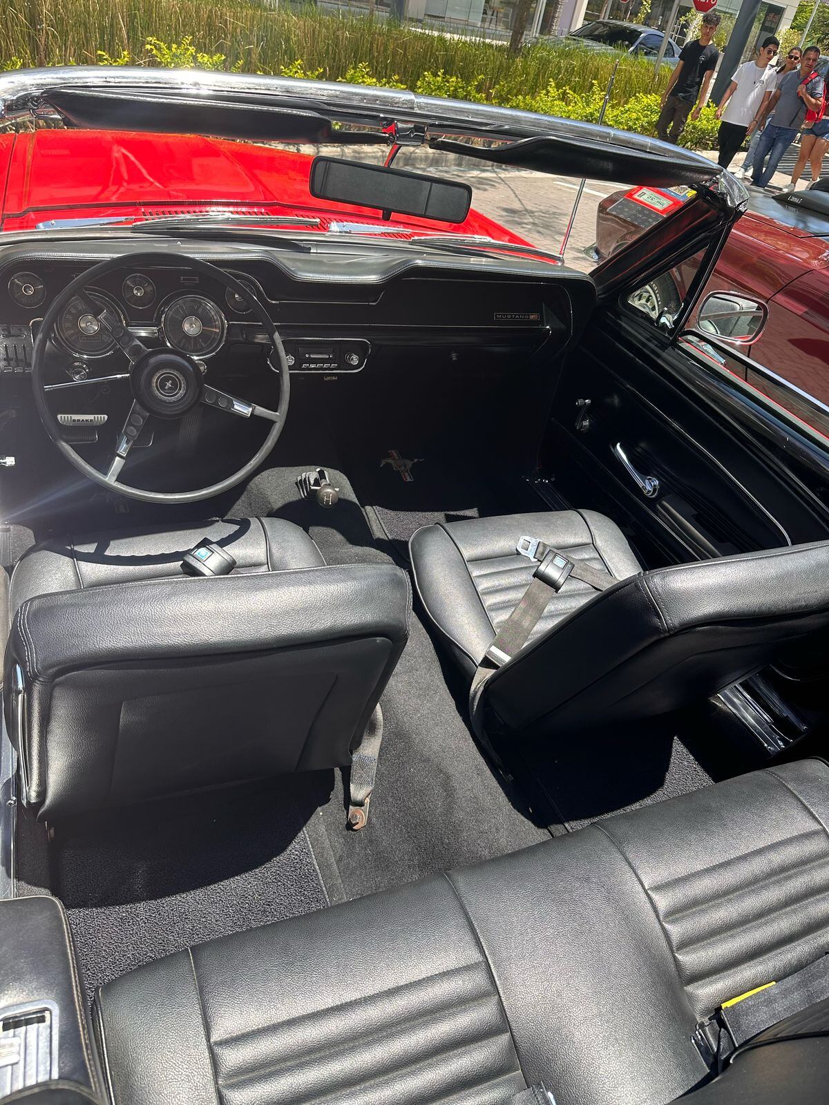 Exhibición que organizó el club Street Mustang, justamente en City Place de Santa Ana