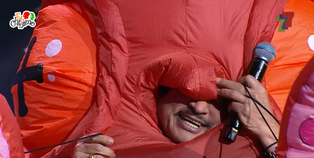 Carlos Ramos, el Porcionzón, en El Chinamo.