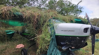 Hallazgo de aeronave en pista clandestina termina con un detenido