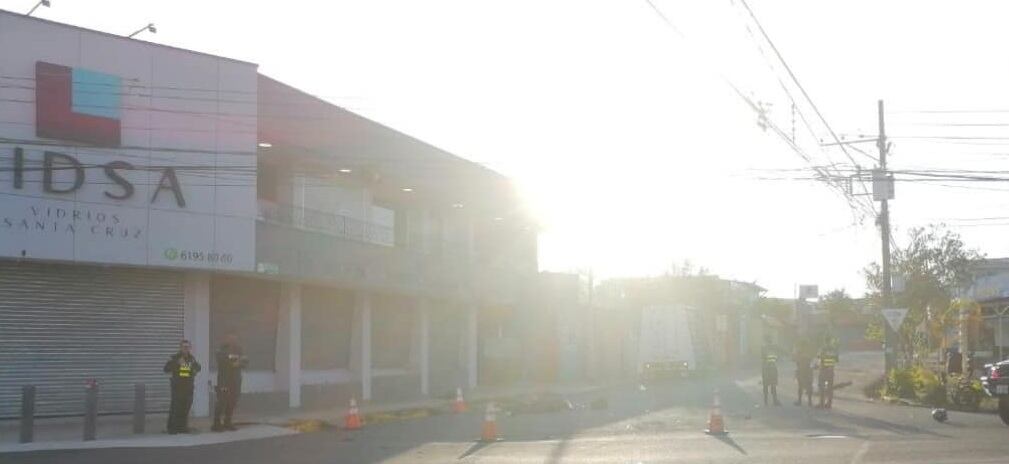 El fatal accidente ocurrió en Plaza González Víquez. Foto San Mateo Informa.