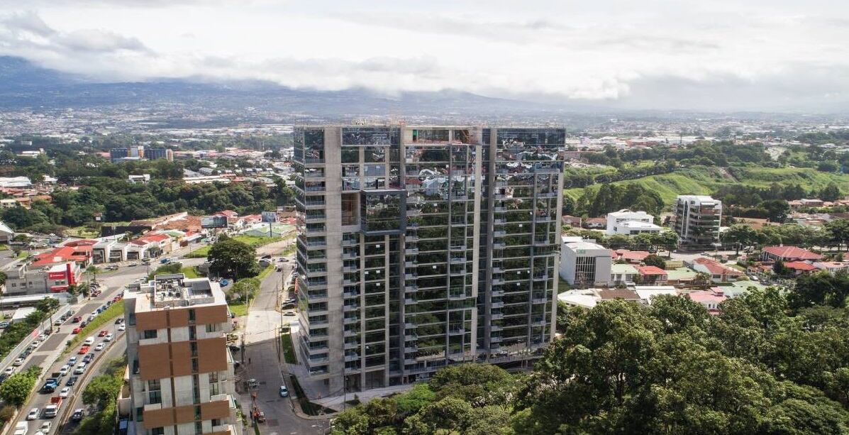 Torre Q-BO, ubicada en Rohrmoser. Foto tomada del Facebook de Q-BO Skyhomes.