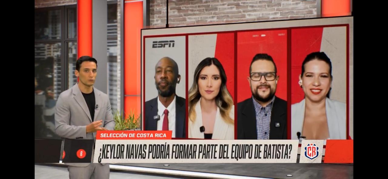 Paulo Wanchope debutó este jueves en el programa Equipo F de ESPN